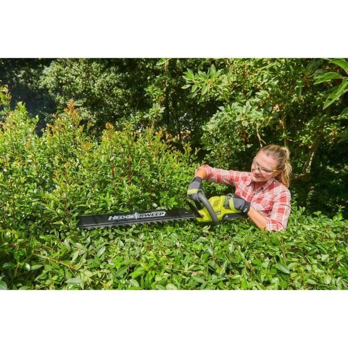 Taille-haies - RYOBI - 36 V - Lames 60 cm - Ecartement 26 mm - Fonction scie - 1 batterie lithium+ 36V 2,0 Ah et 1 chargeur 1,7 A 3