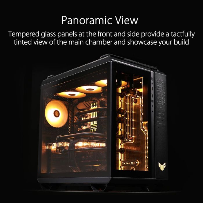 Boîtier ATX semi-tour Asus TUF GAMING GT502 PLUS Noir 1