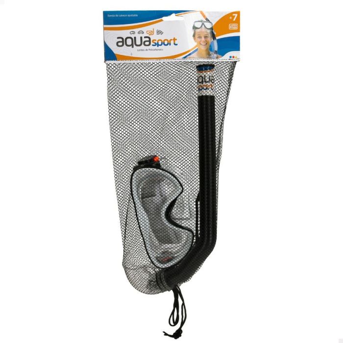 Masque de Plongée avec Tube AquaSport Enfant 3