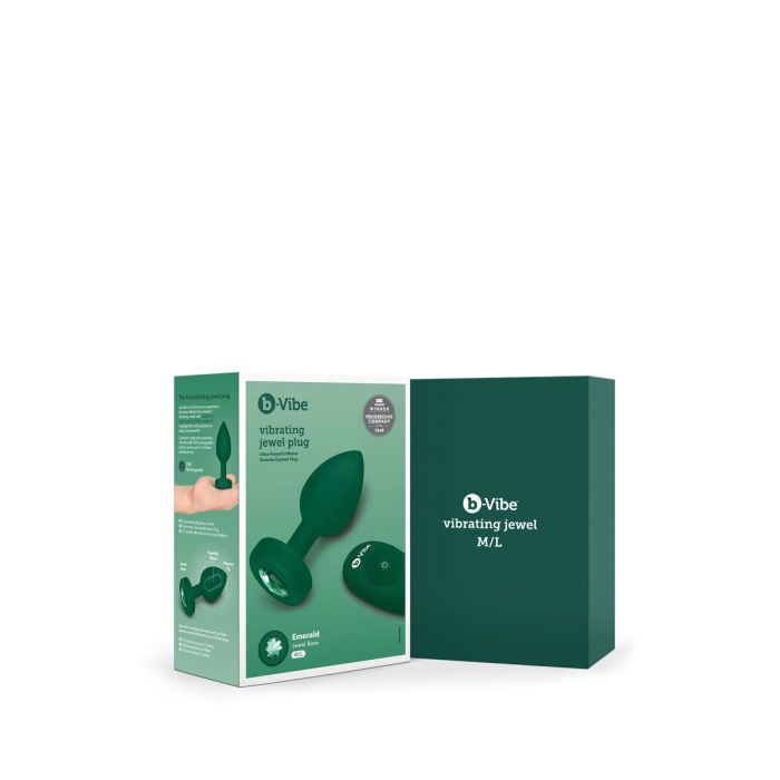 Plug Anal B-Vibe Vibrating Jewel Vert M/L 3 Plug Anal B-Vibe Vibrating Jewel Vert M/L 3