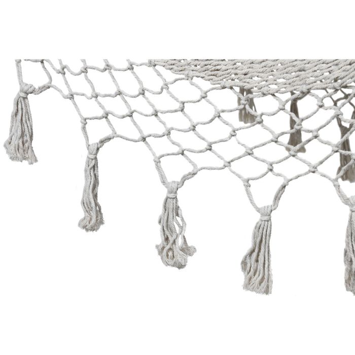 Hamac Suspendu Home ESPRIT Blanc 100 x 200 x 5 cm 4