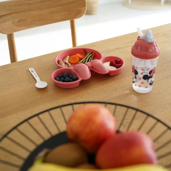 Thermobaby Assiette d'apprentissage et de diversification alimentaire Silhouette Tête de Minnie Thermobaby Assiette d'apprentissage et de diversification alimentaire Silhouette Tête de Minnie