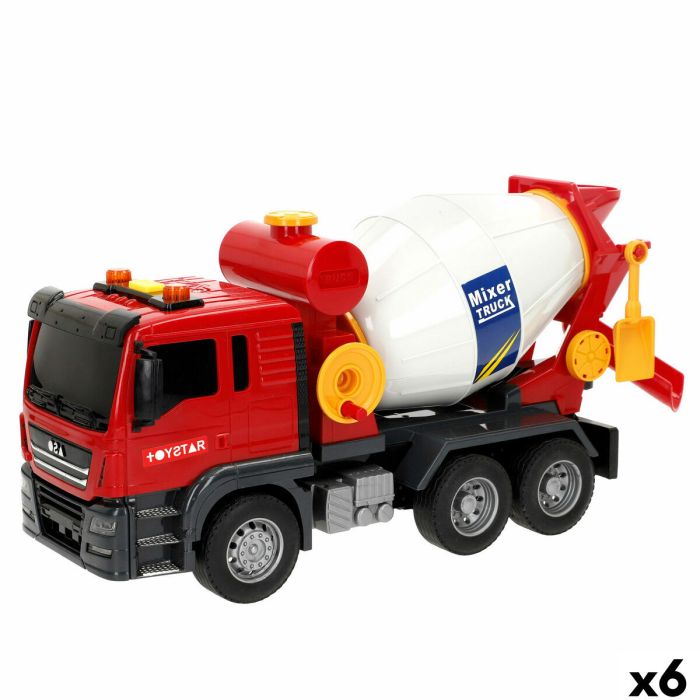 Camion avec Bétonnière Speed & Go 26 x 14 x 9 cm (6 Unités)
