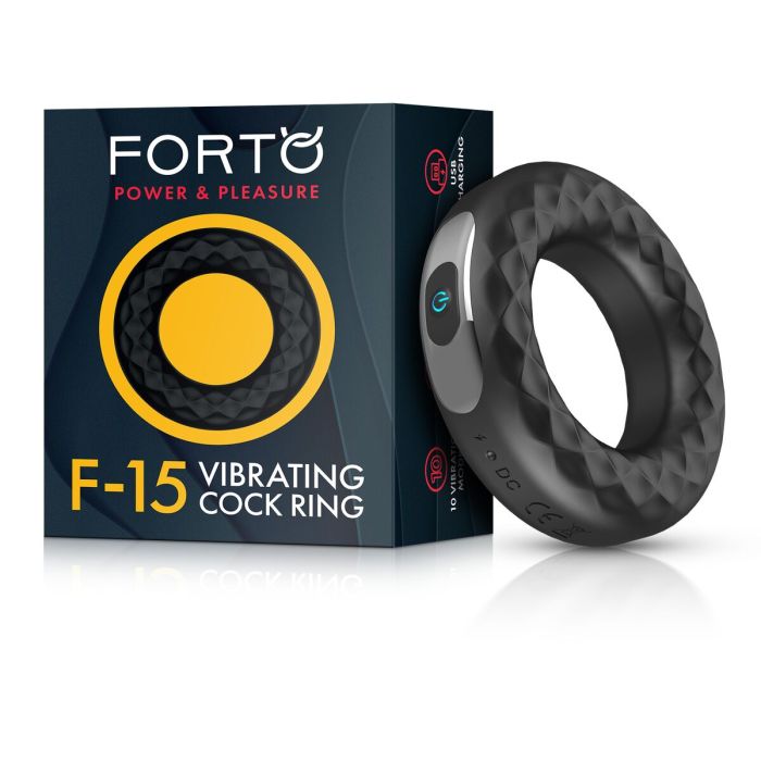 Anneau Pénis Forto Noir (Taille unique) 2