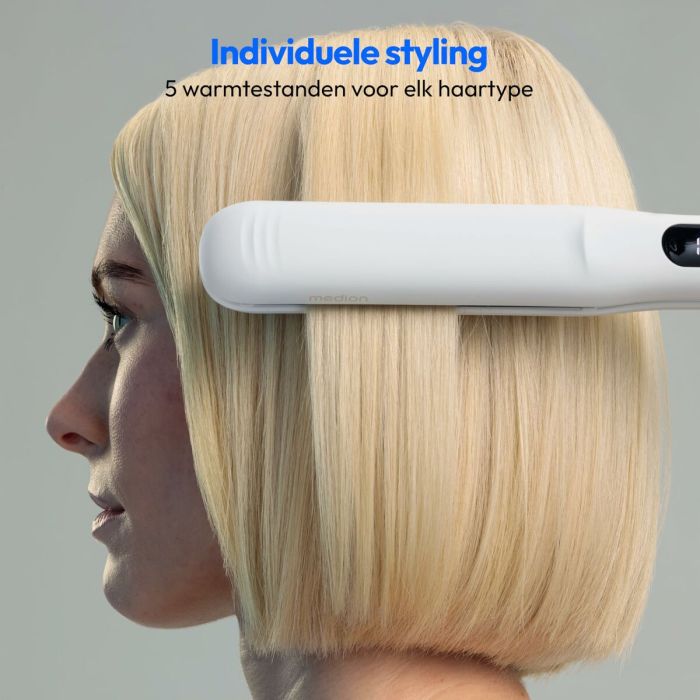 Lisseur à cheveux Medion MD19925 Blanc Noir 10 Lisseur à cheveux Medion MD19925 Blanc Noir 10