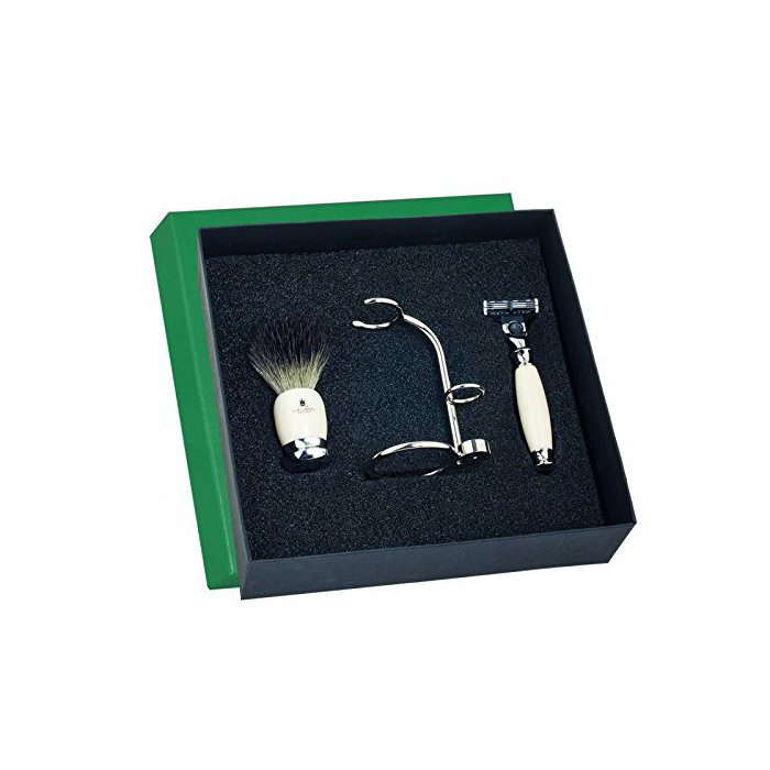 Vie-Long Estuche Regalo Afeitado Clasico Premium Marfil Coffret Rasage Classique Premium Ivoire