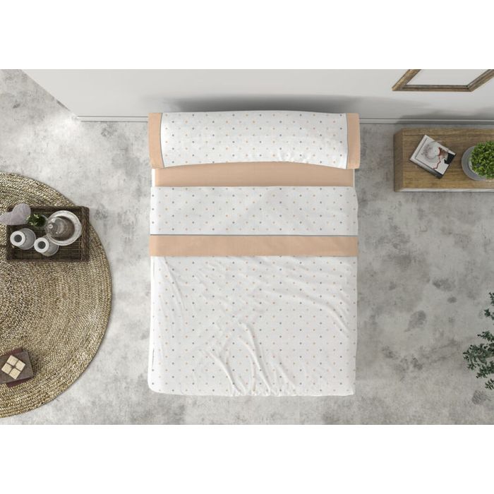 Jeu de draps Tejidos Reina TOPOS Lit ½ persones 1