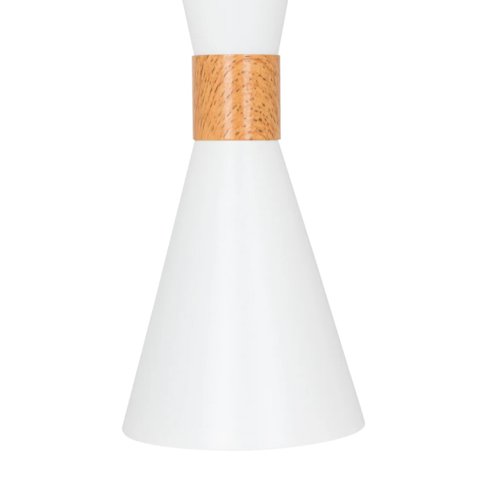 Lampe Suspendue Gracelyn Métal et Bois SKD-P138-W 6