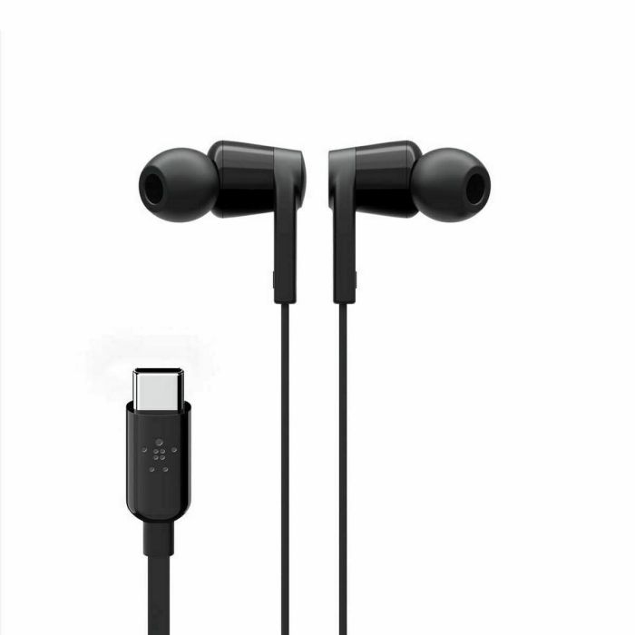 Casques avec Microphone Belkin G3H0002btBLK Noir 3 Casques avec Microphone Belkin G3H0002btBLK Noir 3