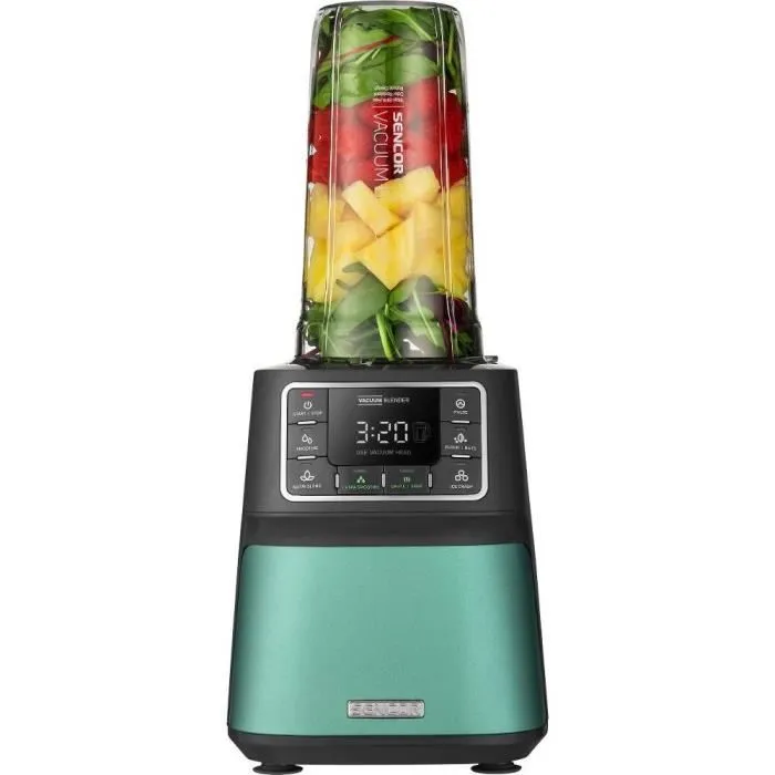 Sencor SBU 7871GR Blender Sous Vide 1500 W 28000 tr/min, 7 Programmes, Mélangeur Tritan pour Fruits, Légumes et Noix