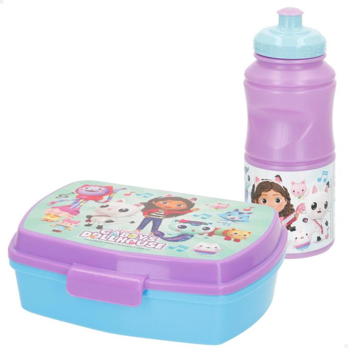 Sac à goûter avec accessoires Gabby's Dollhouse Plastique 380 ml 17 x 5,5 x 13,5 cm (6 Unités) 6