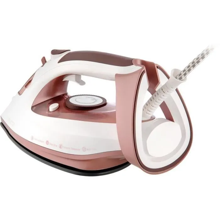 Sencor SSI 3520RS Fer à vapeur 3100 W, semelle en céramique, débit vapeur 35 g/min, 280 ml, autonettoyant, anti-gouttes Sencor SSI 3520RS Fer à vapeur 3100 W, semelle en céramique, débit vapeur 35 g/min, 280 ml, autonettoyant, anti-gouttes