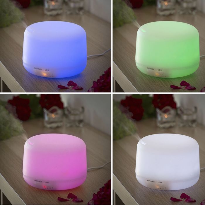 Humidificateur à Diffuseur d'Arômes avec LED Multicolore Steloured InnovaGoods 5 Humidificateur à Diffuseur d'Arômes avec LED Multicolore Steloured InnovaGoods 5