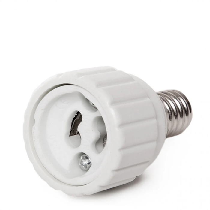 Adaptateur E14 vers GU10 pour ampoules 0