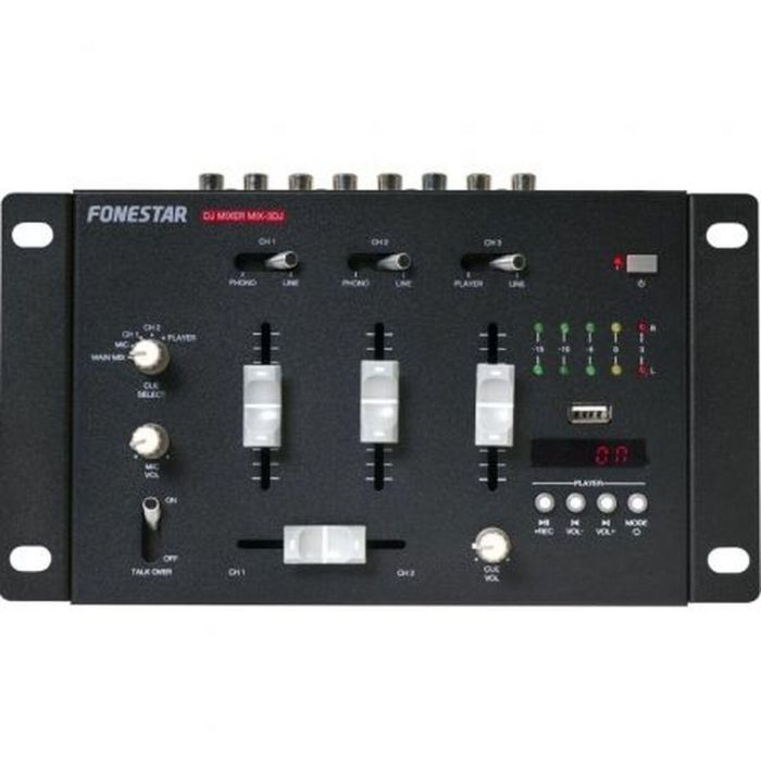 Table de DJ FONESTAR MIX-3DJ 0 Table de DJ FONESTAR MIX-3DJ 0