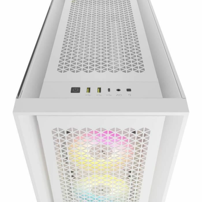 Boîtier ATX semi-tour Corsair 5000D RGB Blanc Multicouleur 1 Boîtier ATX semi-tour Corsair 5000D RGB Blanc Multicouleur 1