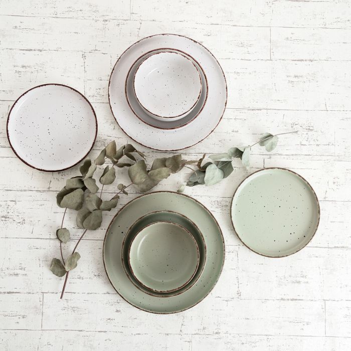 Bol pour Apéritifs Quid Duna Vert Céramique 15 x 15 cm (6 Unités) 4