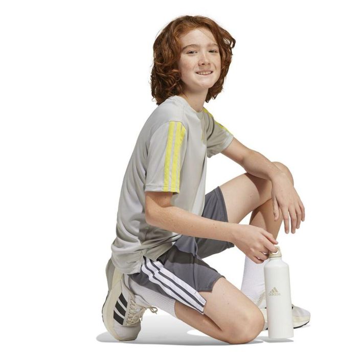 Short de Sport pour Enfants Adidas Tr-Es 3Bandas Sh Gris foncé 2