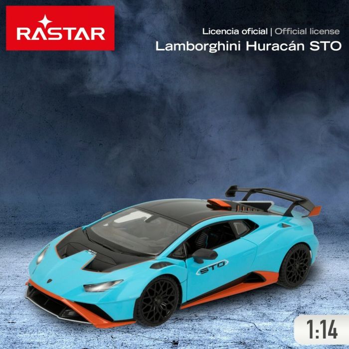 Voiture Télécommandée Lamborghini Huracán STO Bleu 1:14 (2 Unités) 4