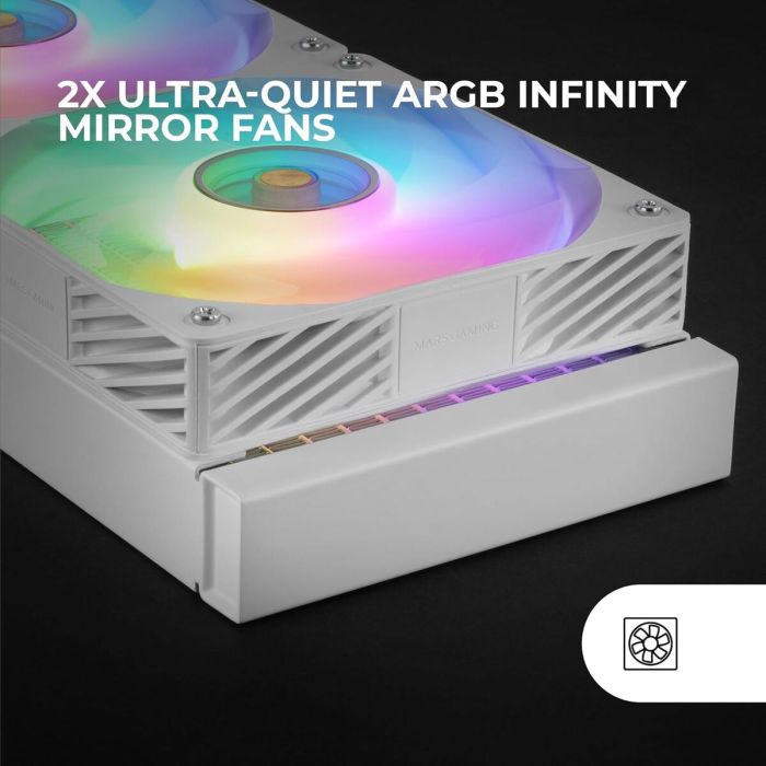 Ventilateur CPU Mars Gaming MLVISIONPRO240W 5 Ventilateur CPU Mars Gaming MLVISIONPRO240W 5