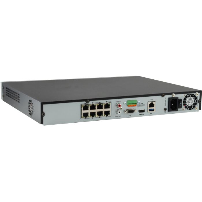 NVR-0508 8-Kanal Netzwerk Videorek. PoE H.265/264 1