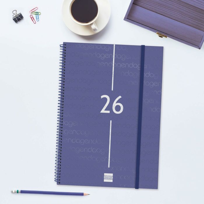 Agenda Finocam YEAR Bleu A4 21 x 29,7 cm 2026 5
