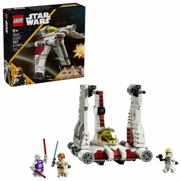 LEGO 75432 Star Wars The Clone Wars V-19 Torrent Fighter Set de Construction pour Garçons et Filles de 9 Ans