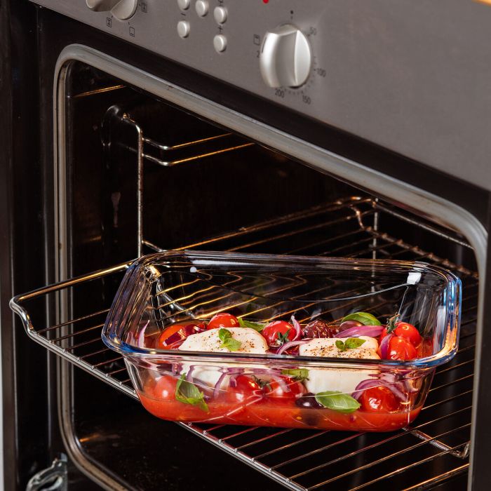 Récipient de Conservation des Aliments Pyrex Bleu Transparent Rectangulaire 800 ml 6