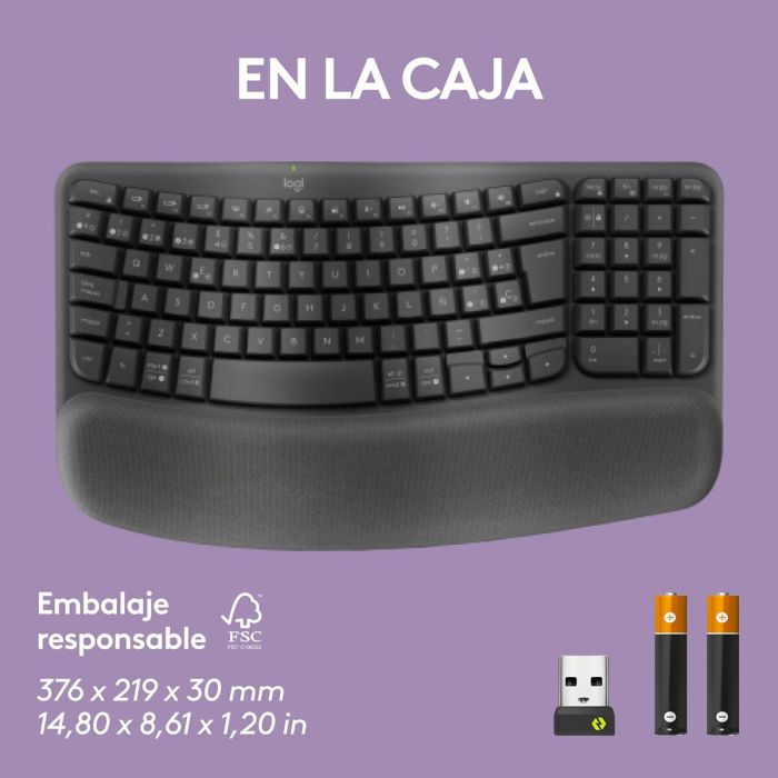 Clavier Logitech 920-012296 Graphite Espagnol QWERTY 2