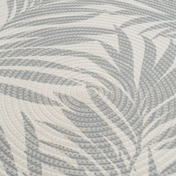 Tapis Blanc Gris 90 x 90 x 0,5 cm 2