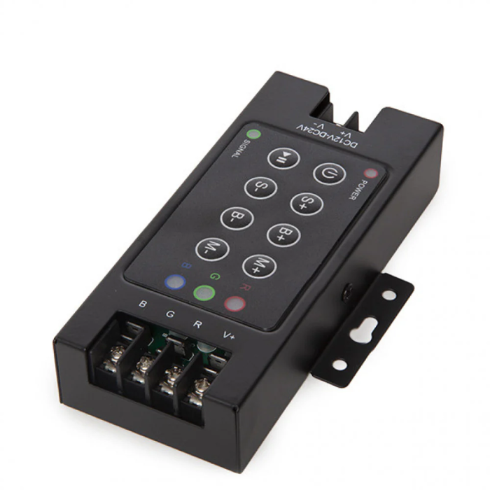 Contrôleur RGB RF 24VDC 576W avec Télécommande pour Lumières LED 1