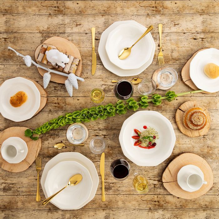 Assietes Queen´s By Churchill Artic White Blanc Céramique 12 Pièces 4 Assietes Queen´s By Churchill Artic White Blanc Céramique 12 Pièces 4