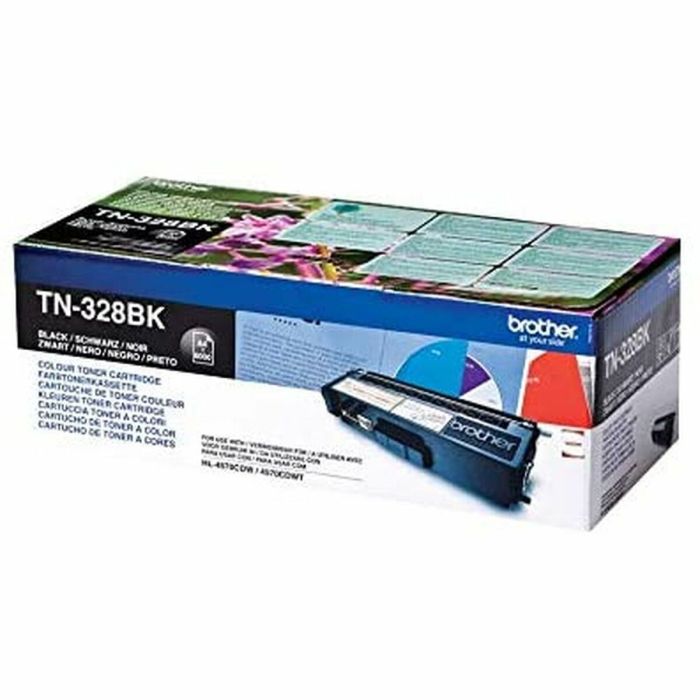 Toner original Brother TN-328BK Noir 1