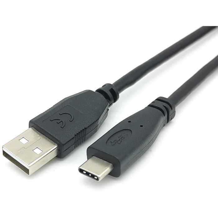 Equip Kabel USB-A 2.0 -> C St/St 2.00m 3A 480Mbps sw 1
