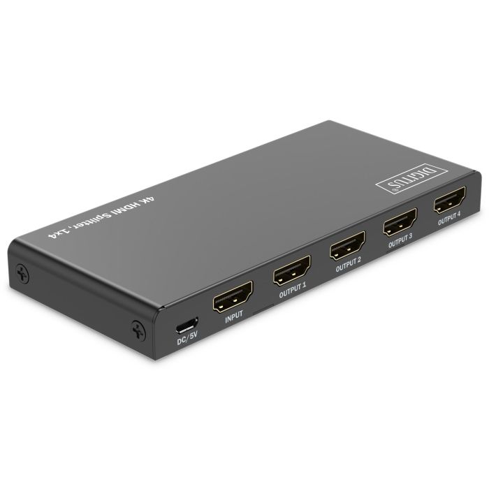 DIGITUS HDMI Splitter 1x4 4K/60Hz HDCP 2.3 EDID Control 1