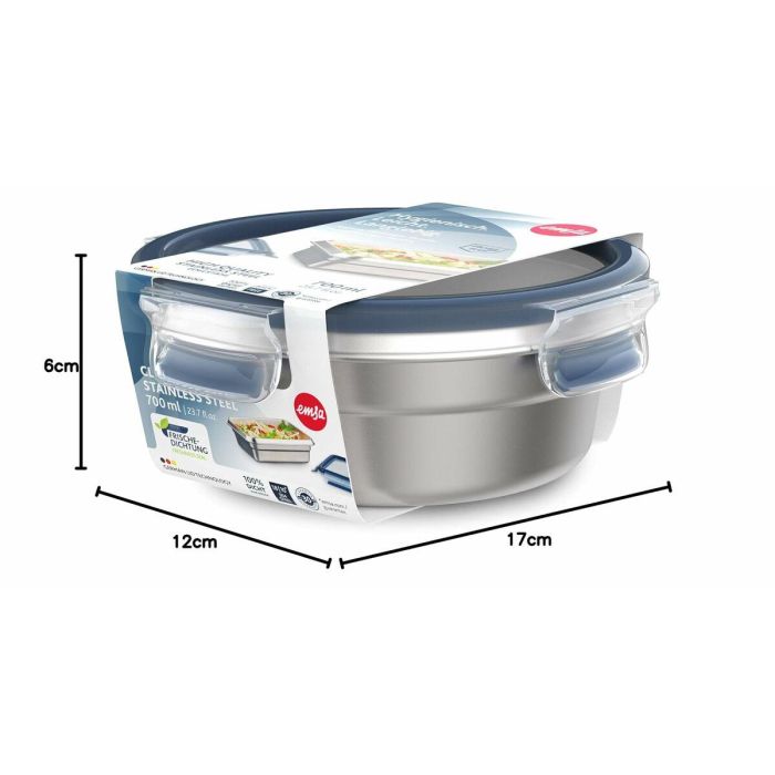 Boîte à lunch Tefal N11503 Bleu Acier inoxydable Rectangulaire 500 ml 1
