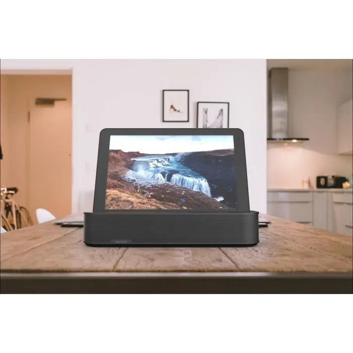 Archos A101 OXYGENE ULTRA Tablet Tactile 4G, Écran 10.1" FHD, RAM 4 Go, Stockage 64 Go, Noir, avec Station de Son Bluetooth 360° et Charge 3