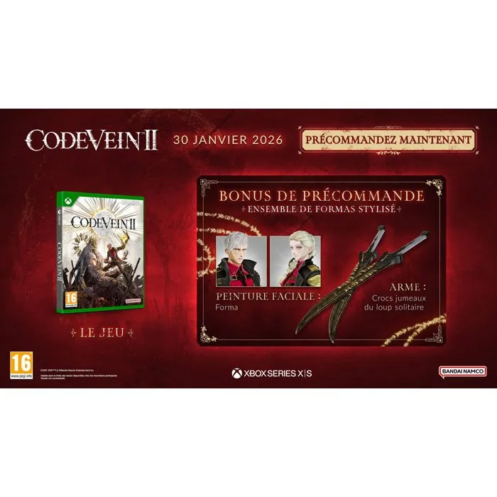 Bandai Namco Entertainment CODE VEIN II - Serie Xbox 3391892038378 1