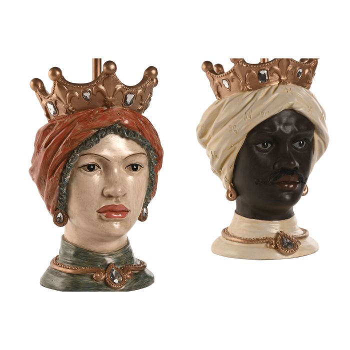 Lampe de bureau Home ESPRIT Multicouleur Résine 26 x 26 x 43 cm (2 Unités) 5 Lampe de bureau Home ESPRIT Multicouleur Résine 26 x 26 x 43 cm (2 Unités) 5