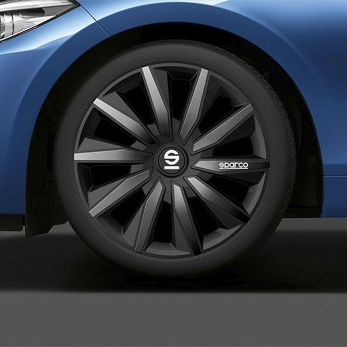 Enjoliveur Sparco Milano Noir/Gris 15" 4 Unités 6