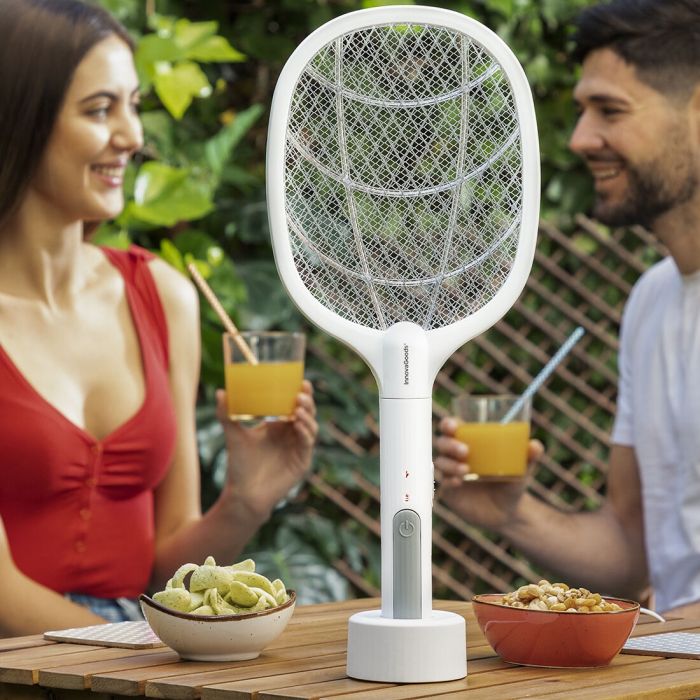 Raquette Anti-insectes Rechargeable 2 en 1 avec Lumière UV KL Rak InnovaGoods 13