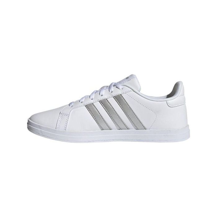 Chaussures de Running pour Adultes Adidas Courtpoint W Blanc 7