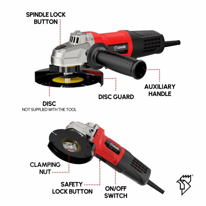 Meuleuse d'angle Casals cag71051 710 W 8