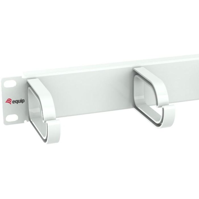 Equip Kabeldurchführung 10" 1HE 3x Plastikringe weiß 1