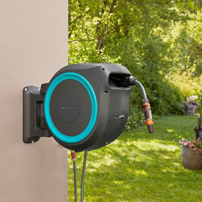 Porte-tuyaux Gardena Rollup Automatique 25 m 3 Porte-tuyaux Gardena Rollup Automatique 25 m 3