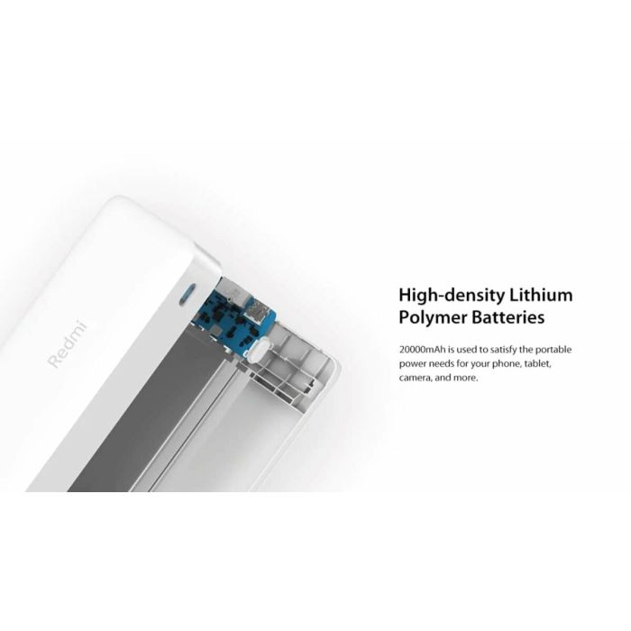 Powerbank Xiaomi Redmi Fast Charge 18W Noir 20000 mAh 24 Powerbank Xiaomi Redmi Fast Charge 18W Noir 20000 mAh 24