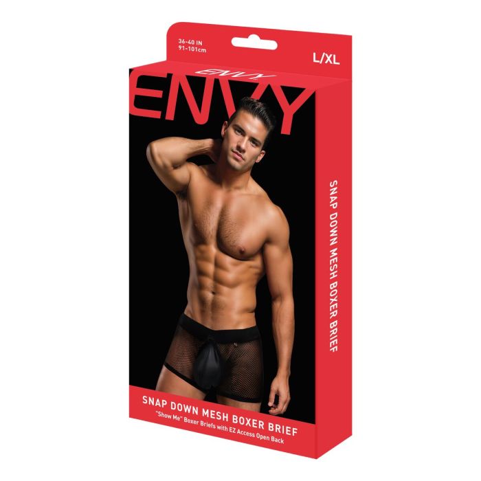 Boxer pour homme Envy Noir M/L