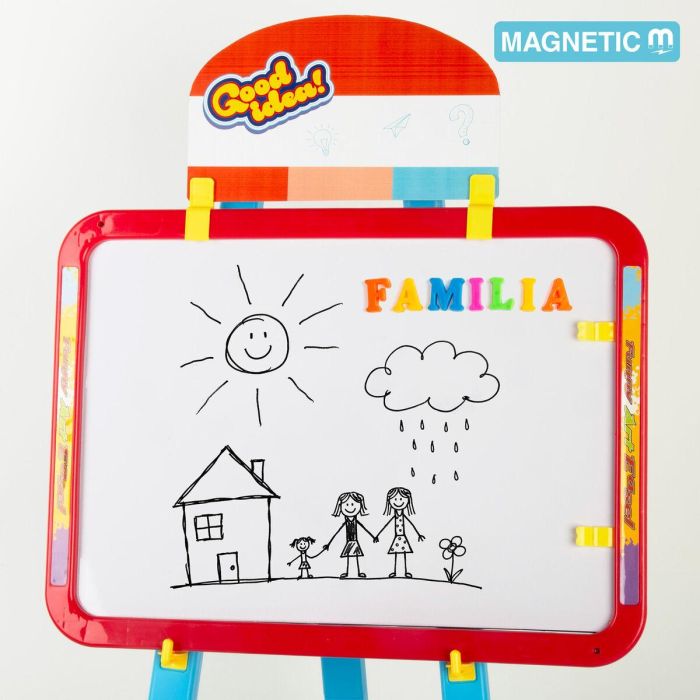 Ardoise double face Colorbaby 36 x 115 x 42 cm 2 Unités 4