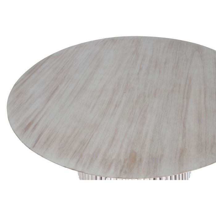 Table de Salle à Manger Home ESPRIT Blanc bois mindi 150 x 150 x 75 cm 3