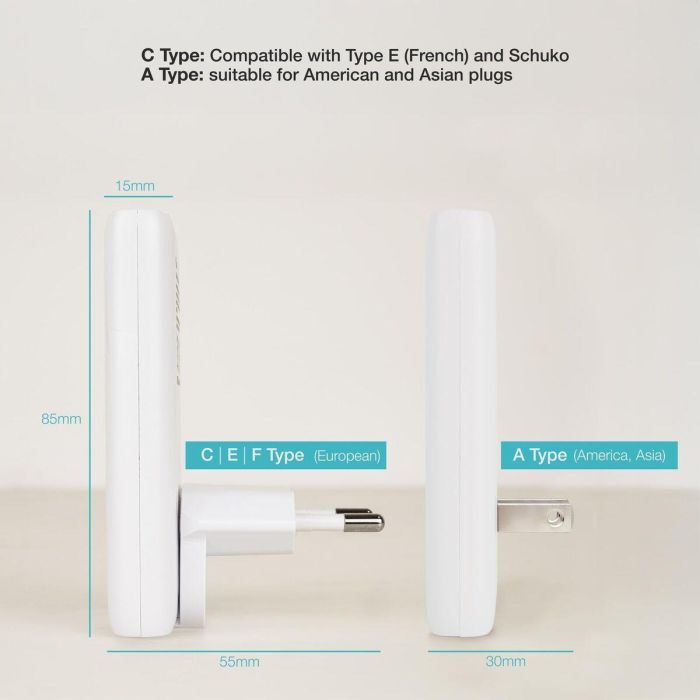Écran TooQ TQWC-GANSL65W1A1C Blanc 65 W 5